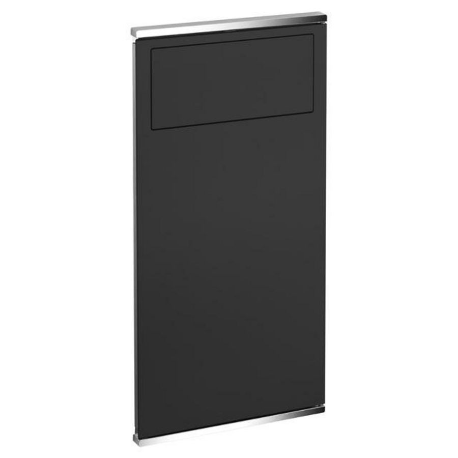 Modul Wastafel 1 schr.en rechts 326x625x143mm verchrd/zwart