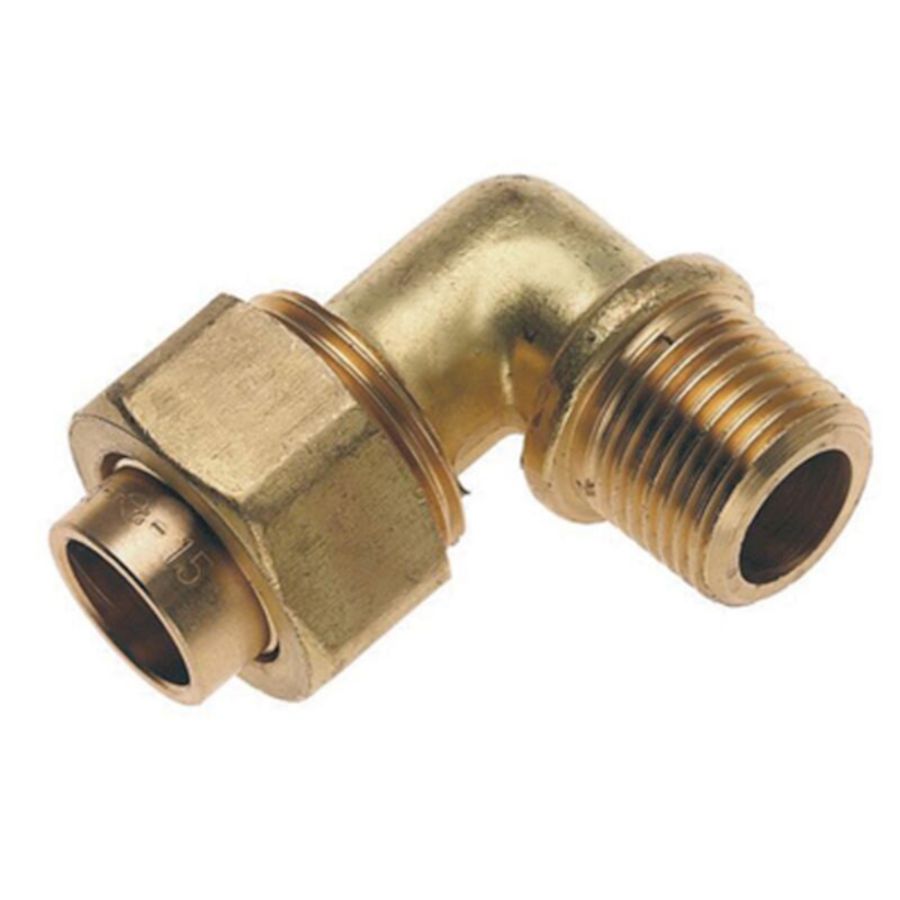 3-delige kniekopp. mess. soldeer 15x1/2"con.bt. g VVE=10