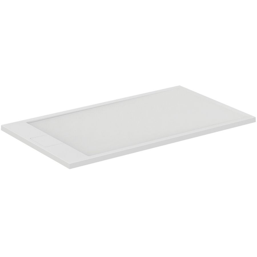 Douchebak ULTRA FLAT I.LIFE rechthoekig 1400x800x33mm wit  zonder waste (korte zijde)