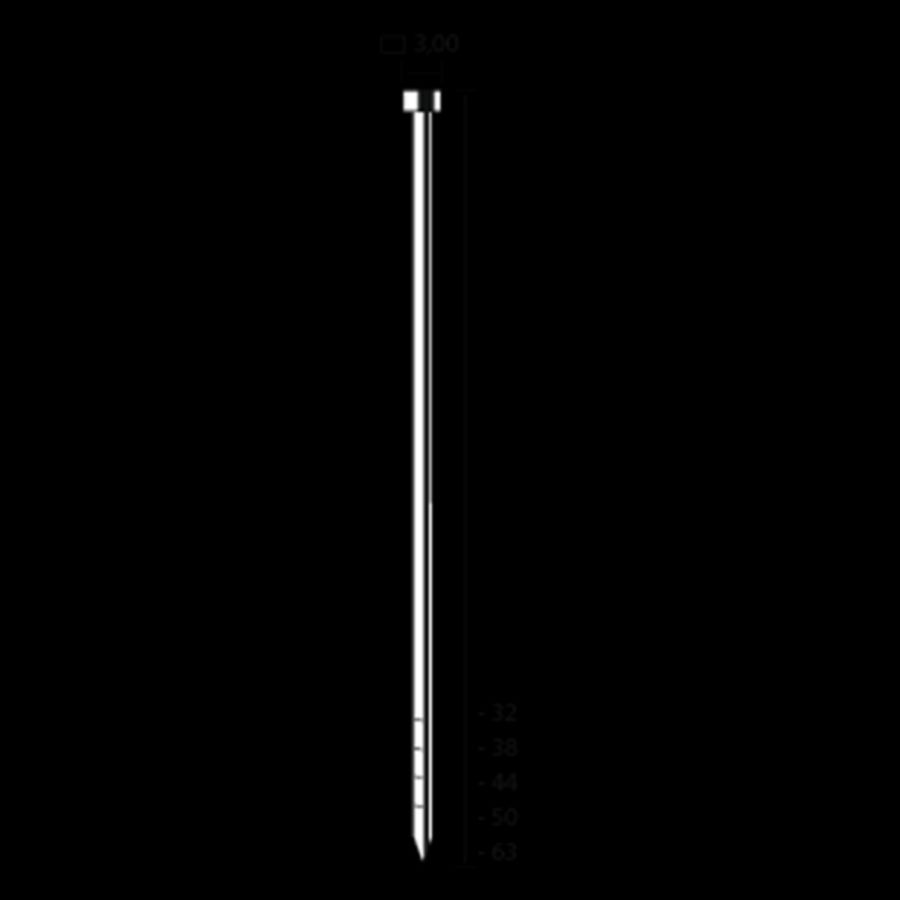 Doos a 2500st. Bev.niet afwerknagel gegalvaniseerd 44mm