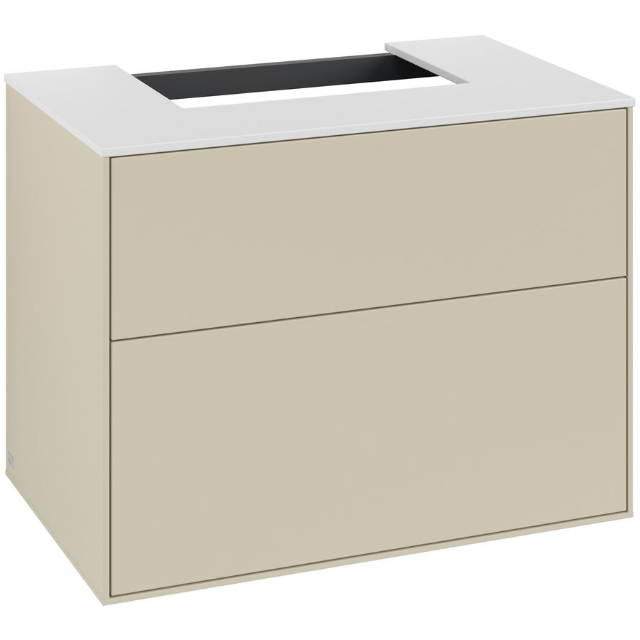 Wastafelonderkast Finion 800x603x501mm S.Grey Matt Lacquer G09100HJ