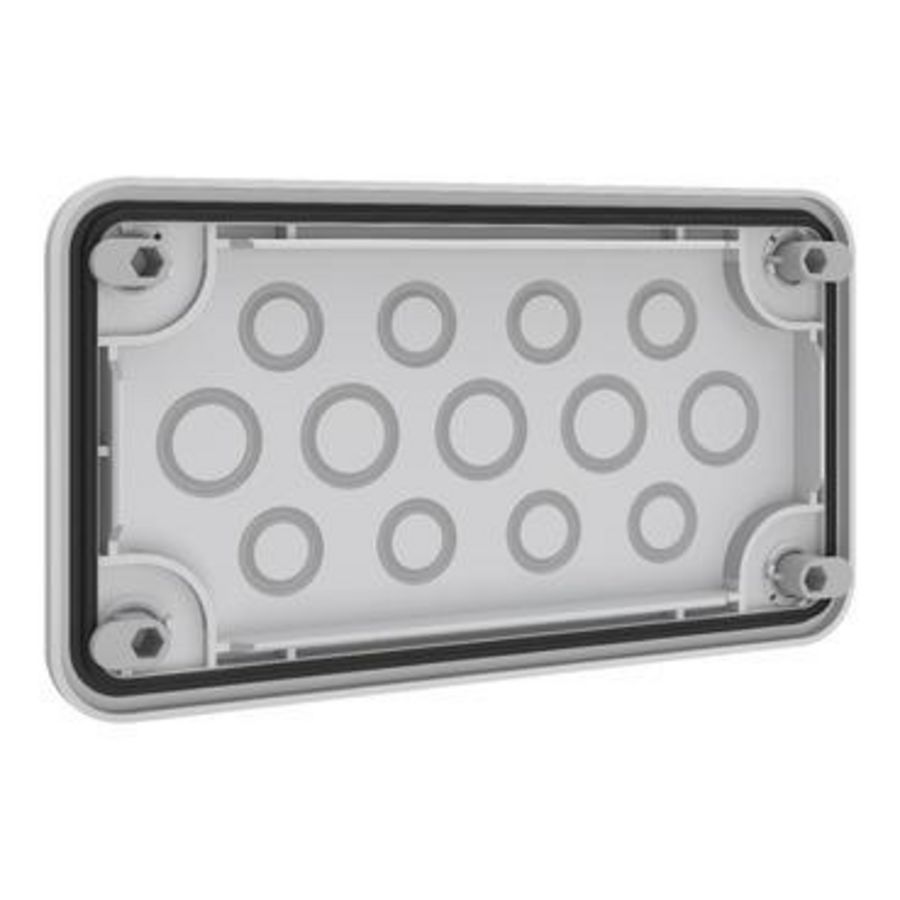 PrismaSeT XL Kabelinvoerplaat 5xM20 8xM16