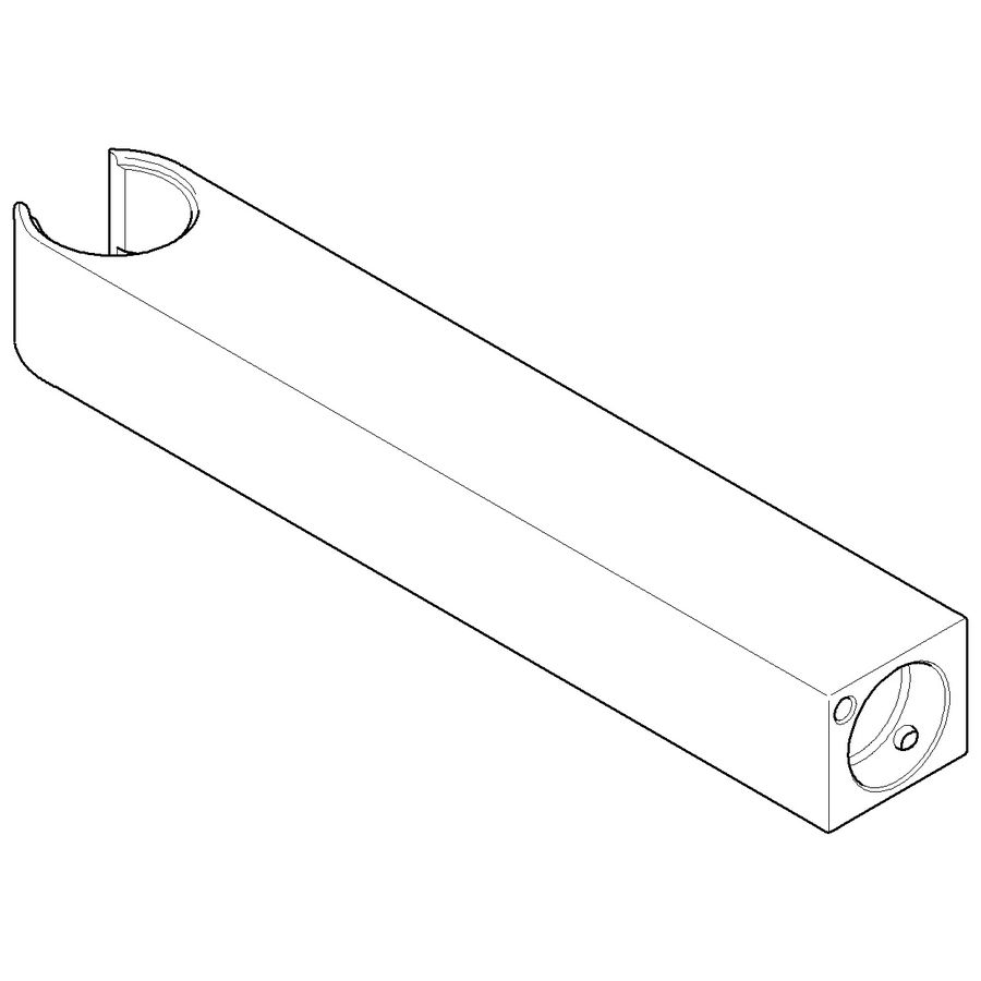 Houder v. Profi-mengkranen 185x32x27mm chr