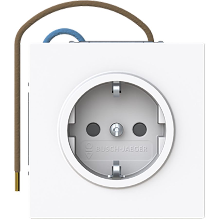 Wandcontactdoos ra Centraalplaat steplight inb art-wit (20 EUCBLI-44G)