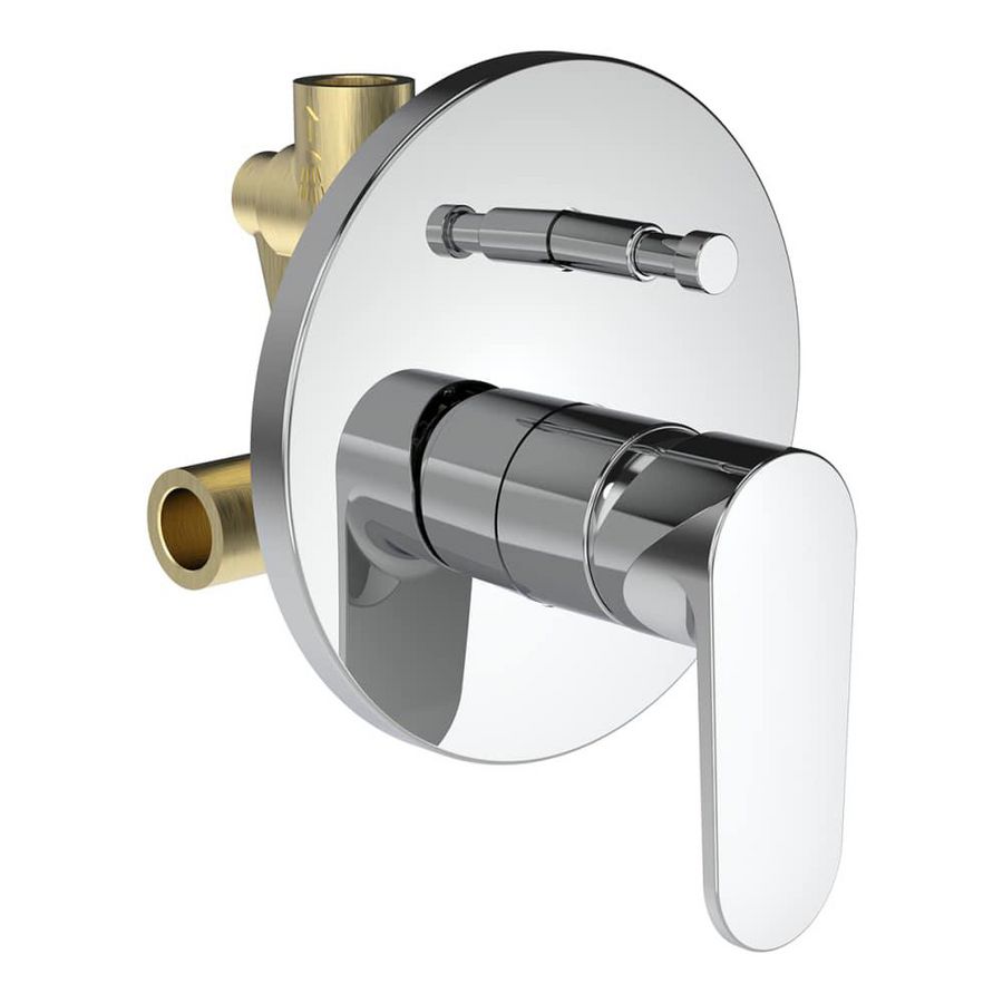 Inbouw badmengkraan PRO-X incl. inbouwdeel chroom Chroom