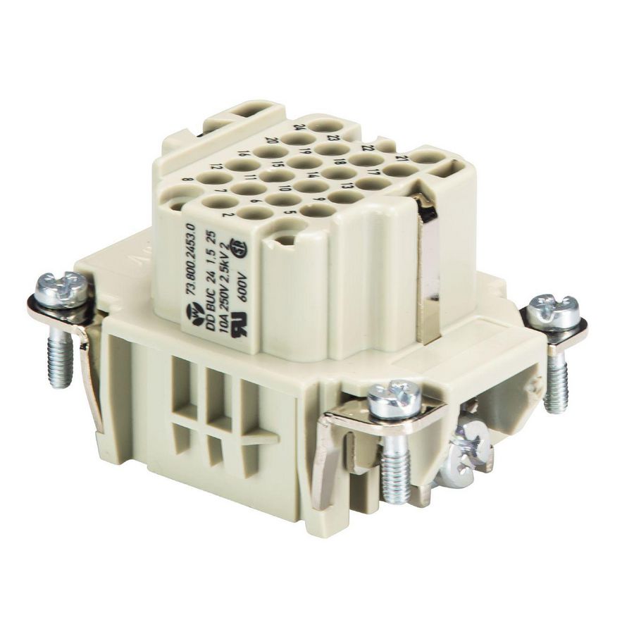 Contactblok female insert dd BUC 24 1,5 25 VVE=5