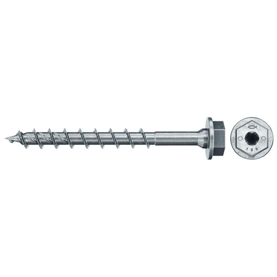 PowerFast FPF II HWTF 10,0x100mm BC 50 zeskantkop TX VVE=50