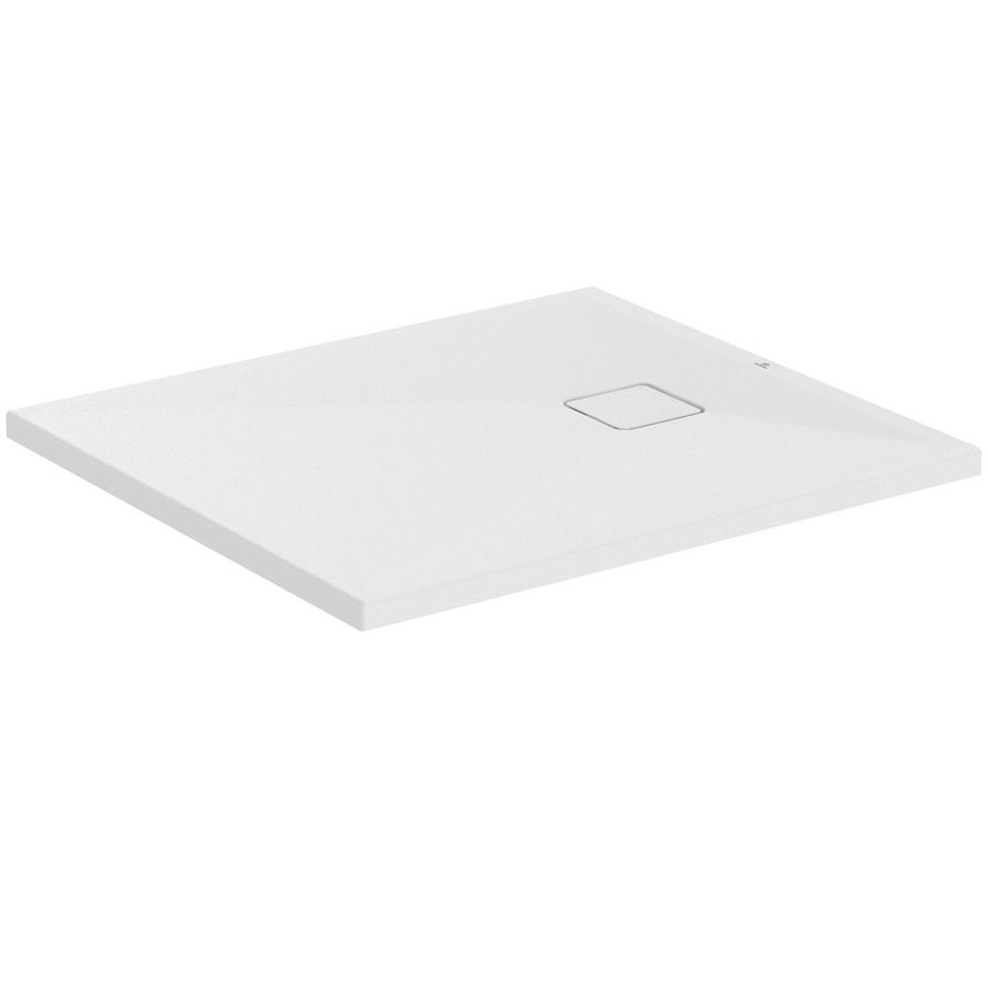 Douchebak rechthoekig 900x800x35mm silk white ultra flat evo
