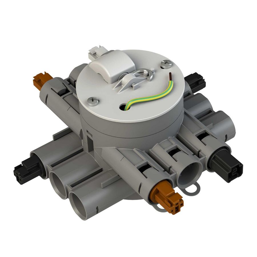 Stekerbare centraaldoos wisselschakeling 2v CHS75-WT2