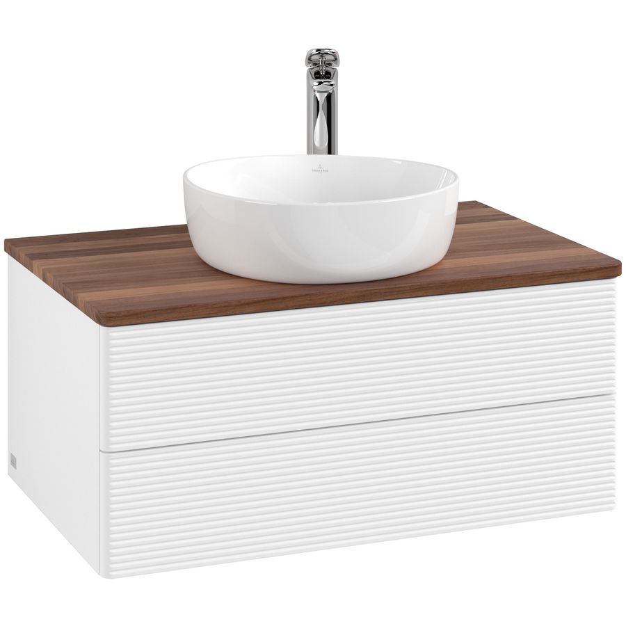 Wastafelonderkast Antao 800x360x500mm White Matt Lacquer K19152MT