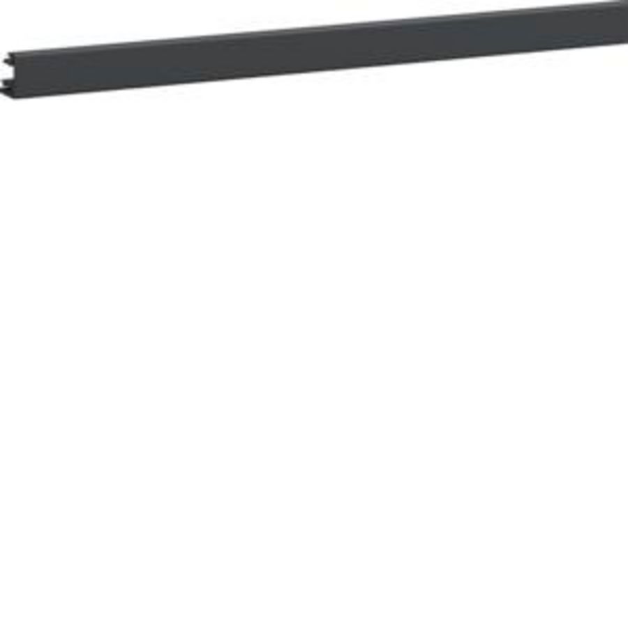 Zijdeksel voor goot BRN65 65x130mm pvc 2m zwart VVE=2