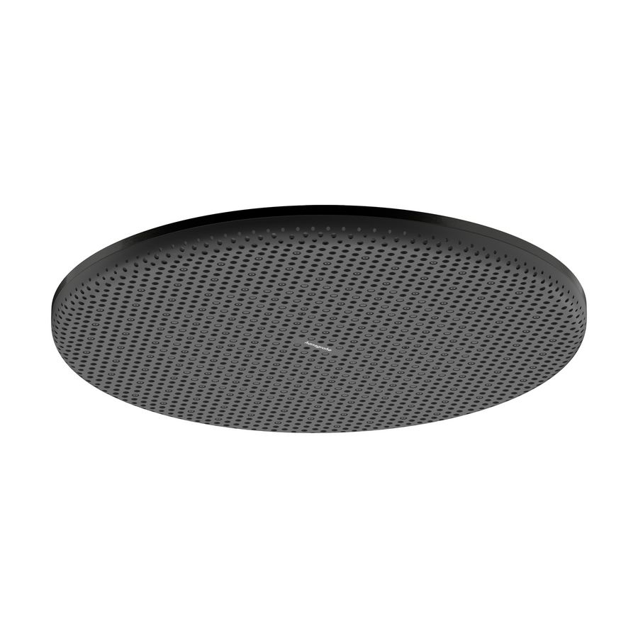 Hoofddouche Raindance Alive S 300mm 1 straalsoort EcoSmart+ Brushed Black Chrome