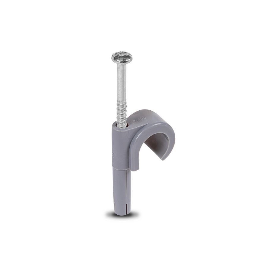 Doos a 100st. Plugclip schroef 11/15mm grijs