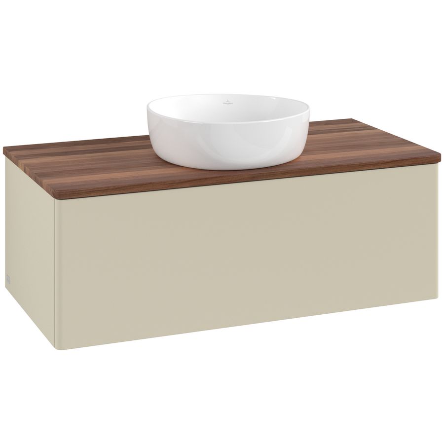 Wastafelonderkast Antao 1000x360x500mm S.Grey Matt Lacquer L31012HJ