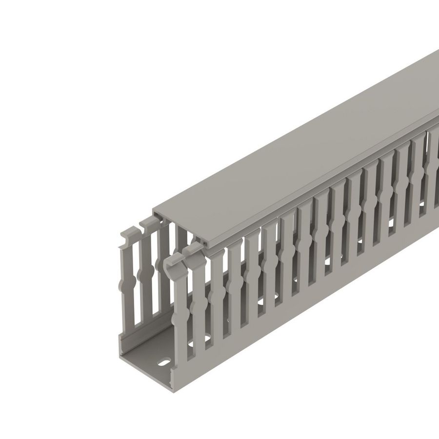 Lengte a 2m. Bedradingskoker CABLIX Set 80x40 7030 grijs