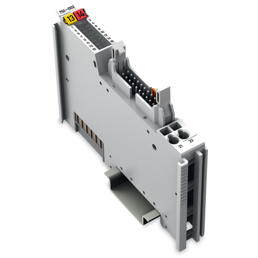 8-kanaals digitale in-/uitgang DC 24V 0,5A lichtgrijs