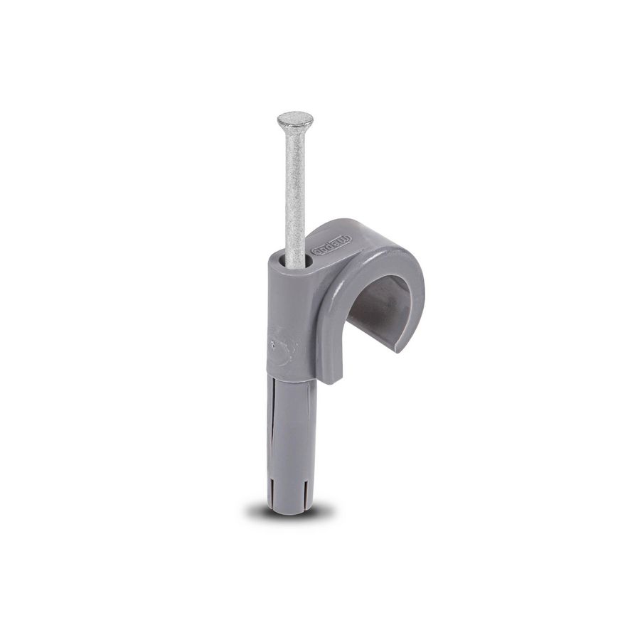 Doos a 100st. Plugclip nagel 11/15mm grijs