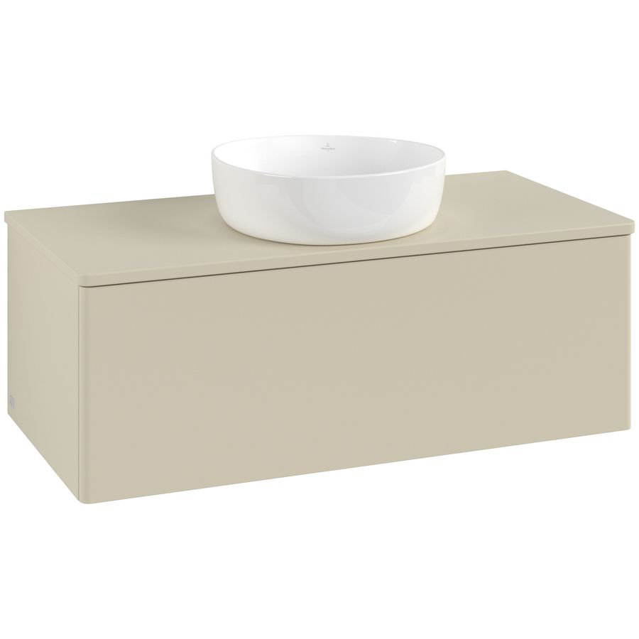 Wastafelonderkast Antao 1000x360x500mm S.Grey Matt Lacquer L31050HJ