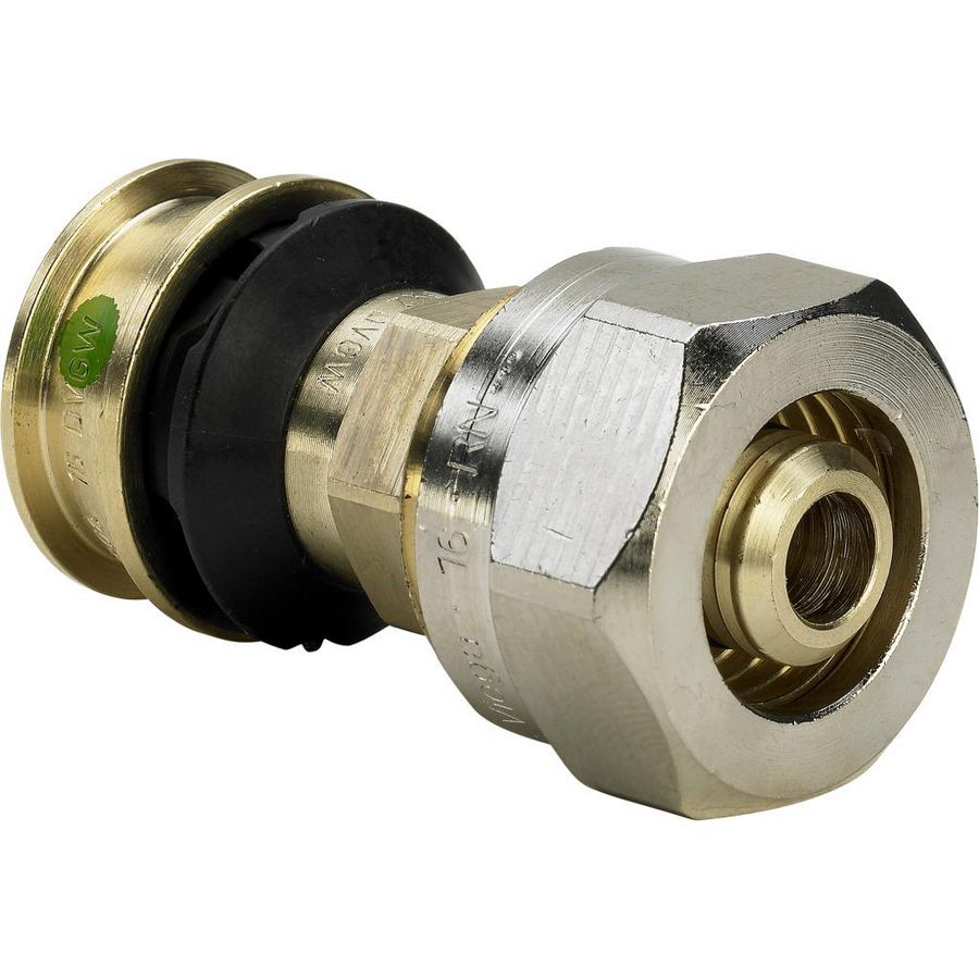 Overgangsstuk pers 16x2,2 x 16x2mm RAXOFIX silicium brons 5313.5