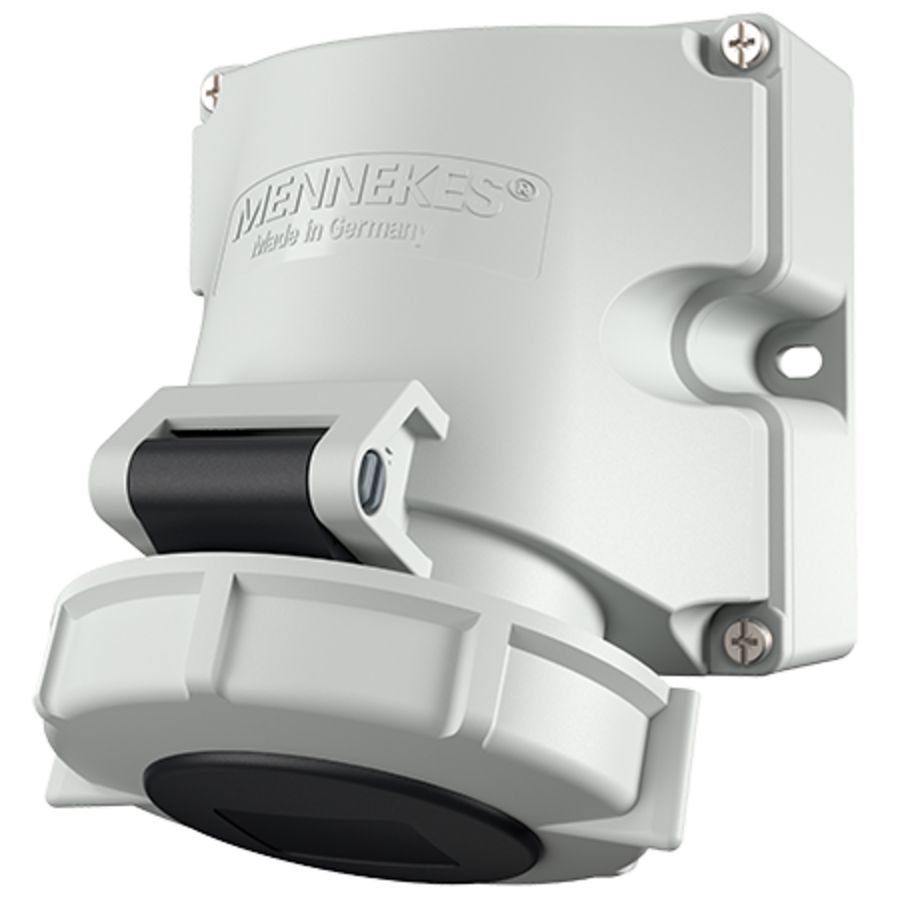 Wandcontactdoos 16A 4-polig  7H 500V IP67
