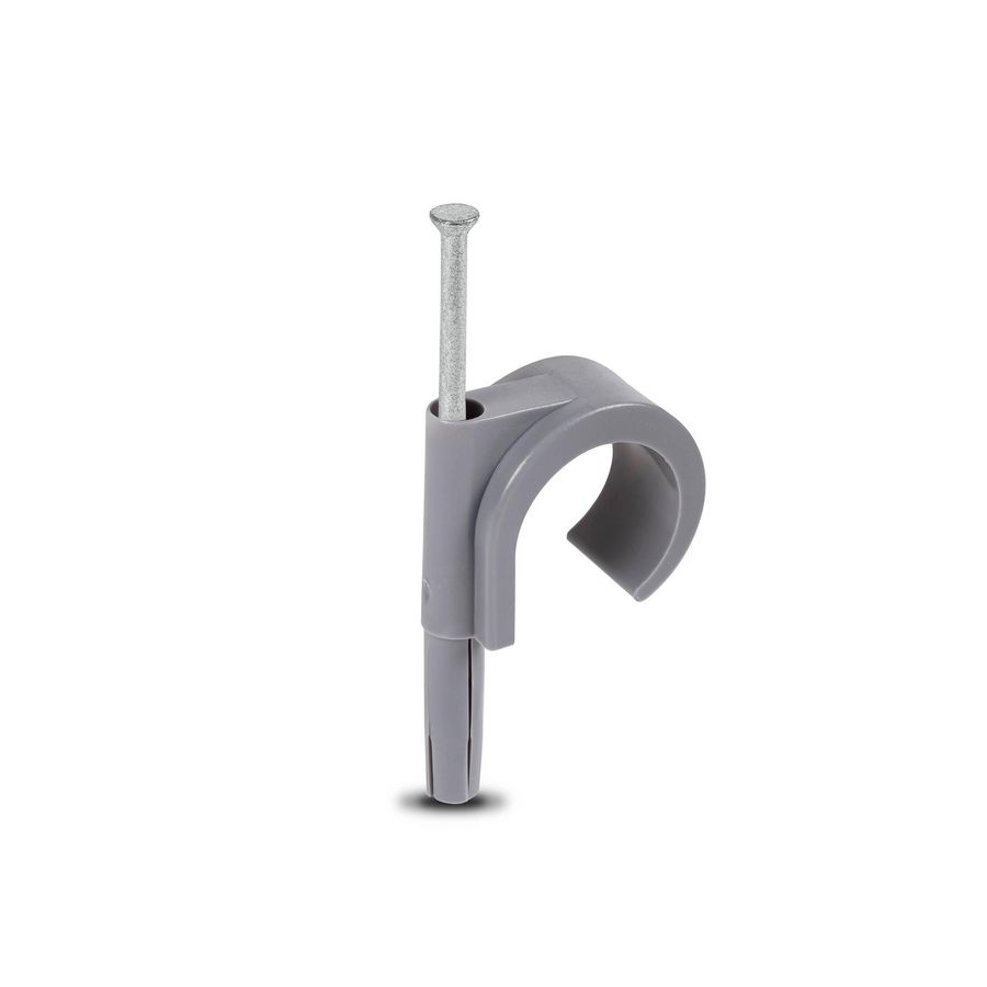 Doos a 100st. Plugclip nagel 19/22mm grijs