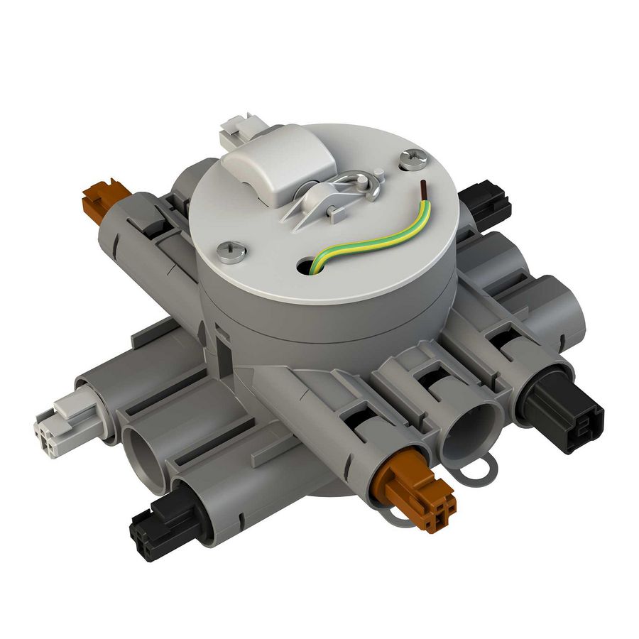 Stekerbare centraaldoos wisselschakeling 3v CHS75-WD2