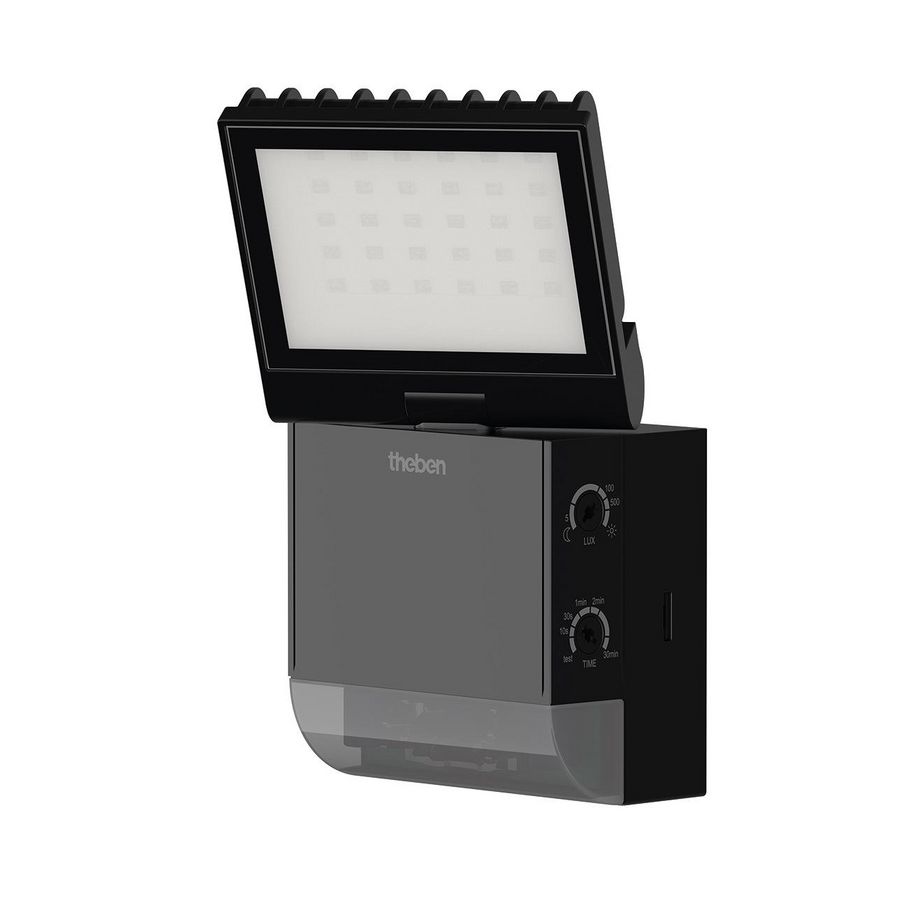 LED-Straler met bewegingsmelder 4000K 900lm zwart