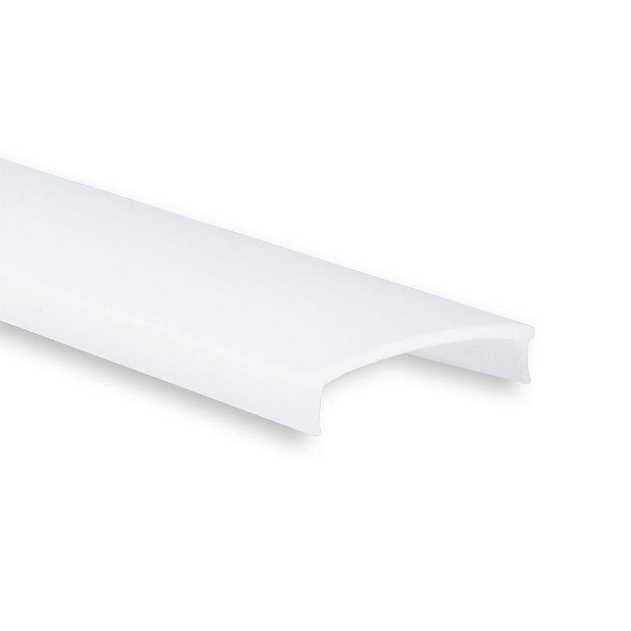 Afdekkap C22 L=2mtr. voor profiel PO13 opaal/gesatineerd