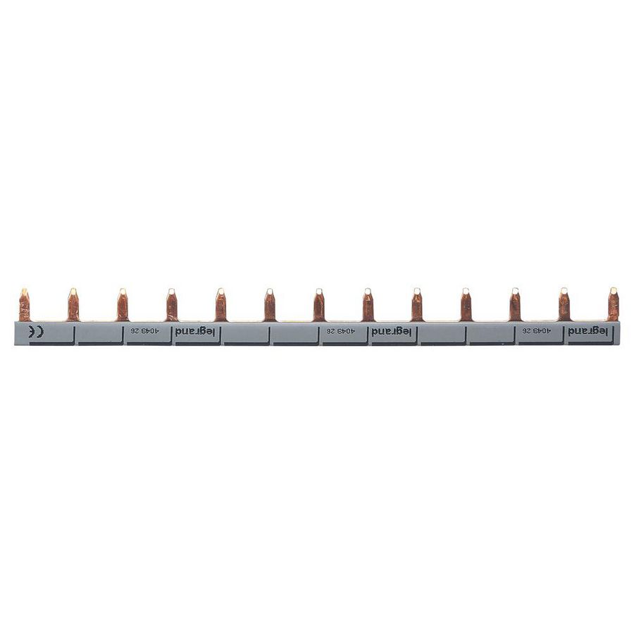 Aansluitrail 1P 13x1 stift
