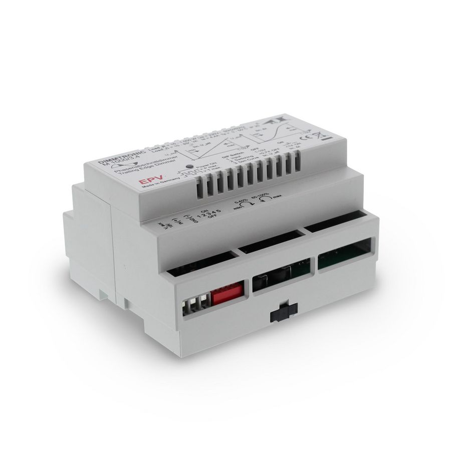 Dinraildimmer fase afsnijding 1000W dimbaar via 1-10V Klemko