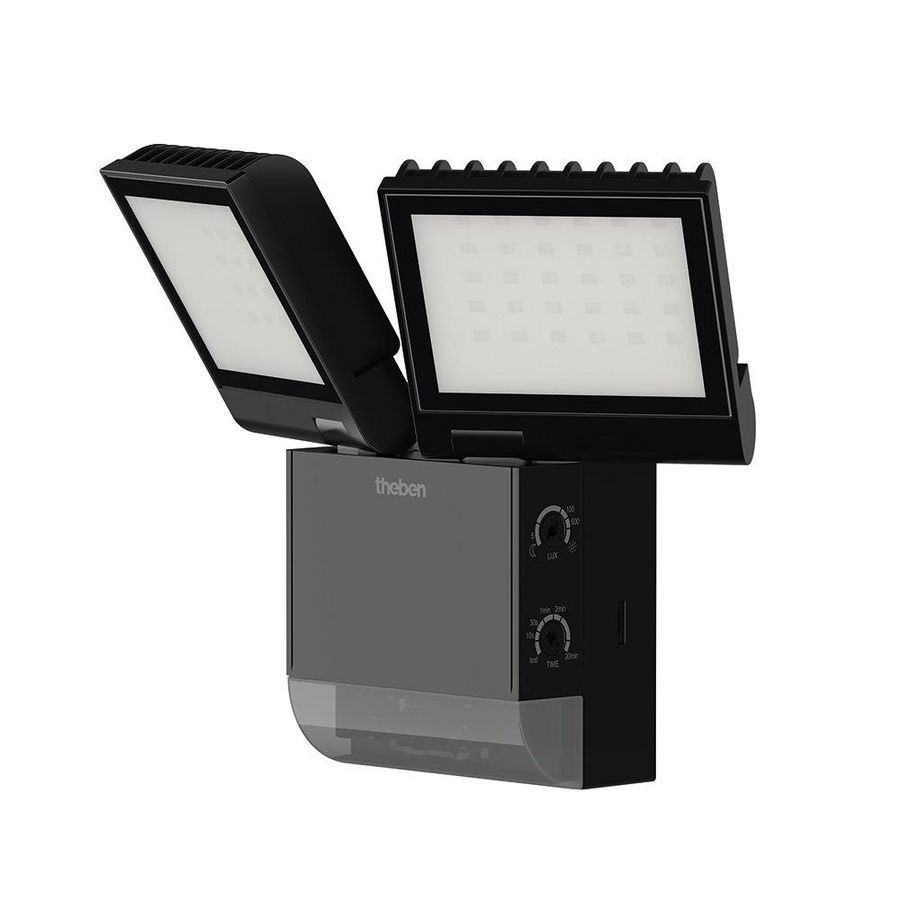LED-Straler met bewegingsmelder 4000K 2x900lm zwart