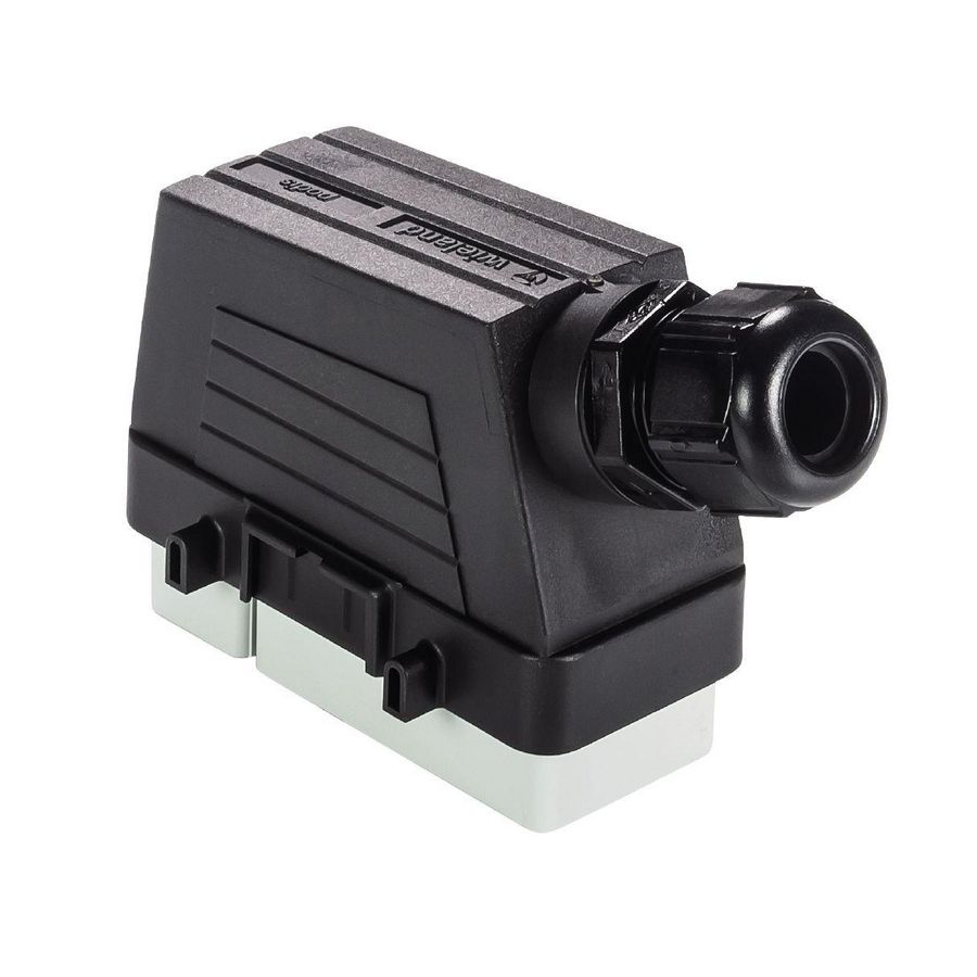 Schroefsteker podis con 7-polig zwart VVE=5