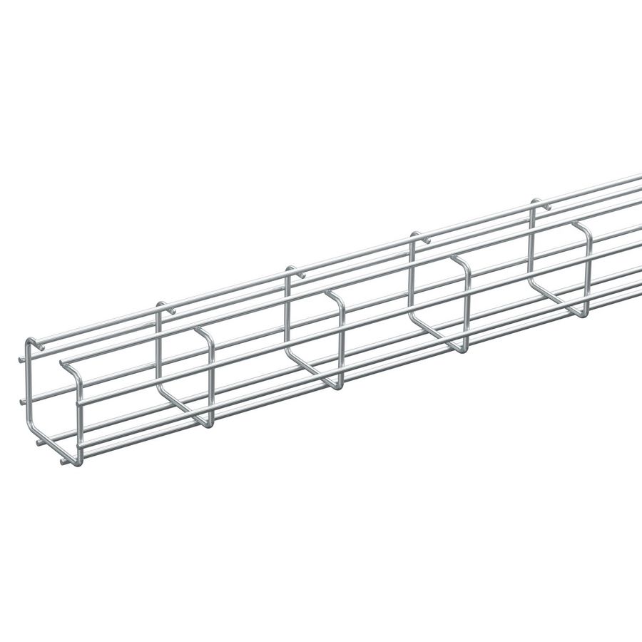 Lengte a 2,5m. Draadgoot C-MESH TRAY 75X75 2.5M ZINC PLATED