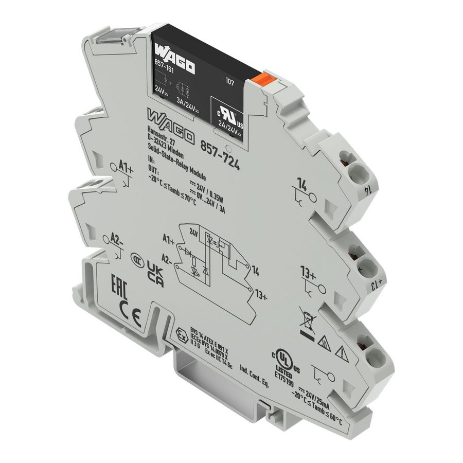 Solid state relaismodule Nom. ingangsspanning DC 24V 857-724