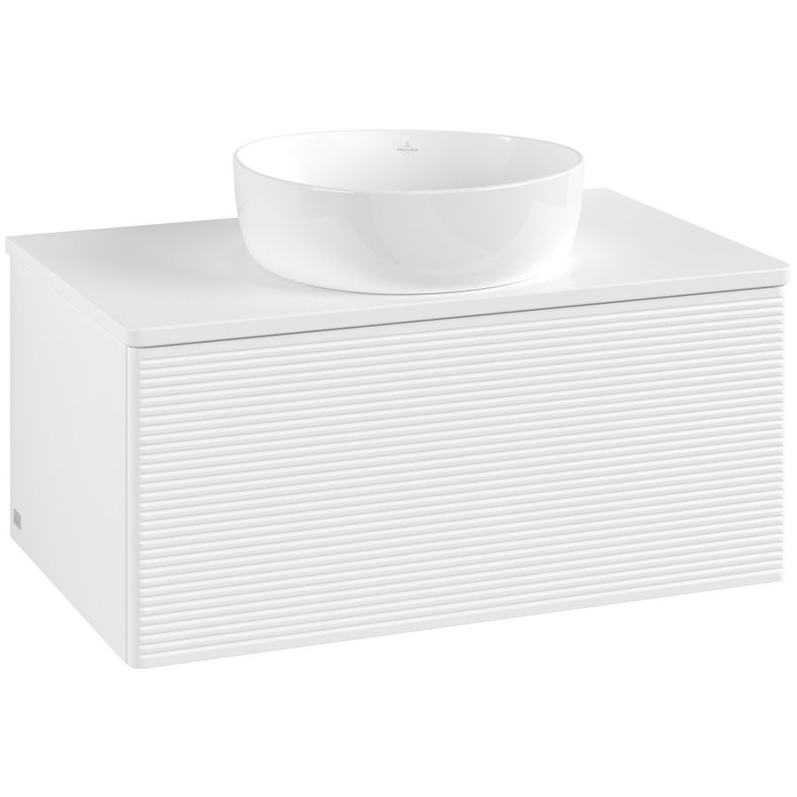 Wastafelonderkast Antao 800x360x500mm White Matt Lacquer K30150MT