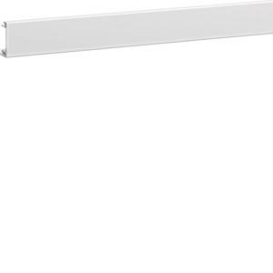 Zijdeksel voor goot BRN65 65x170mm pvc 2m verkeerswit VVE=2