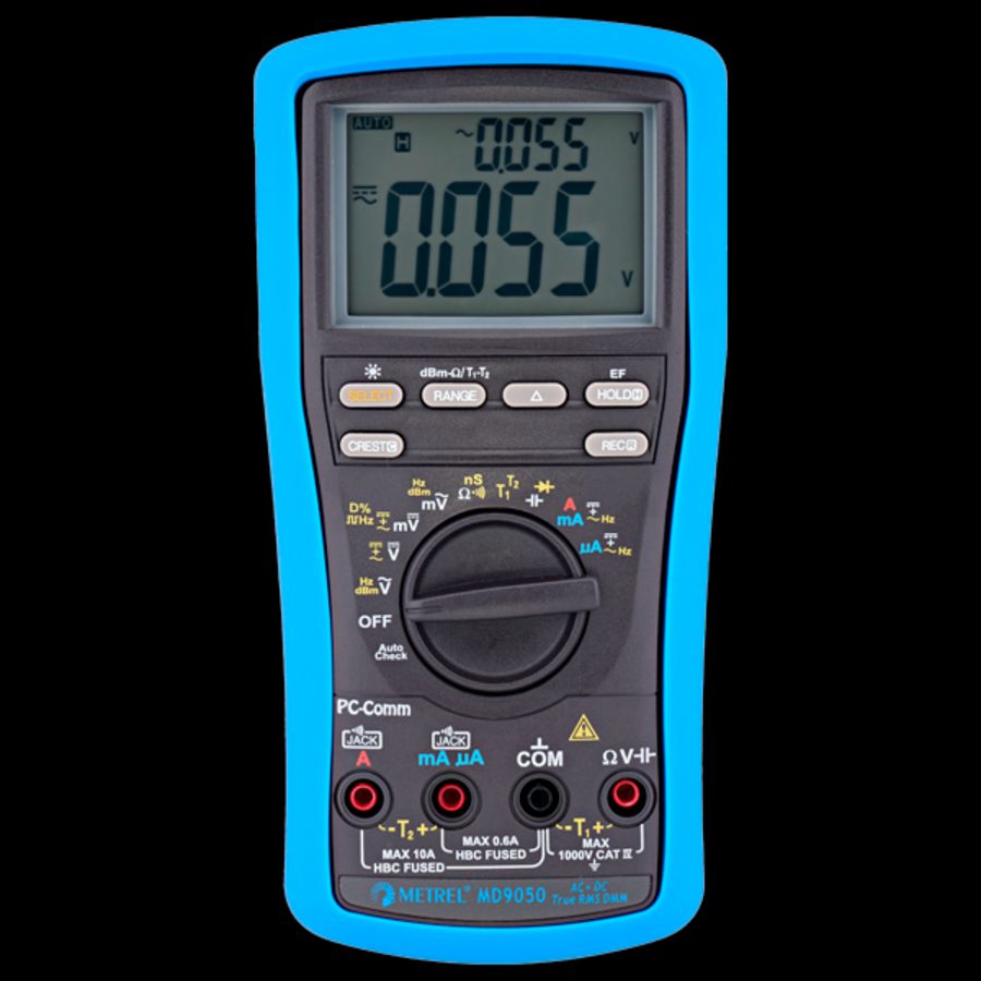 Multimeter 20kHz TRMS U I R C F T1 T2 D IV 1kV IP54 1000V
