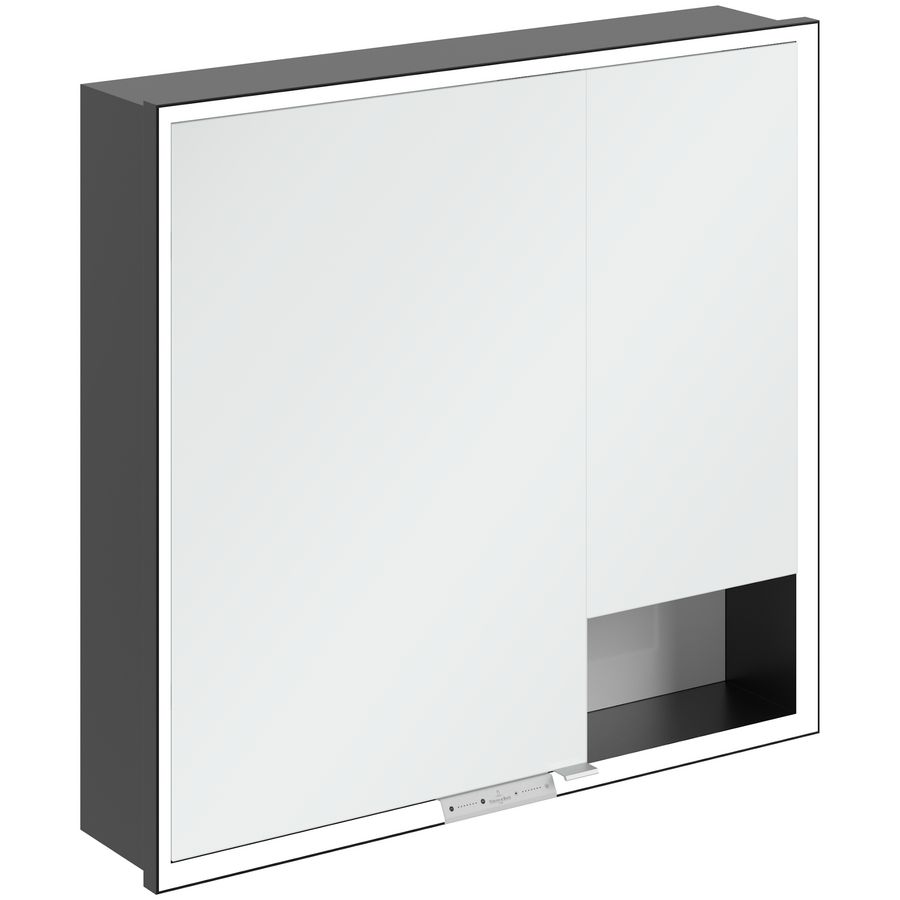 Inbouw-spiegelkast My View+ 800x750x168mm Brilliant White