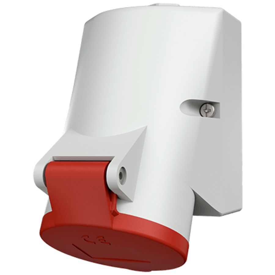 Wandcontactdoos 16A 5-polig  6H 400V IP44