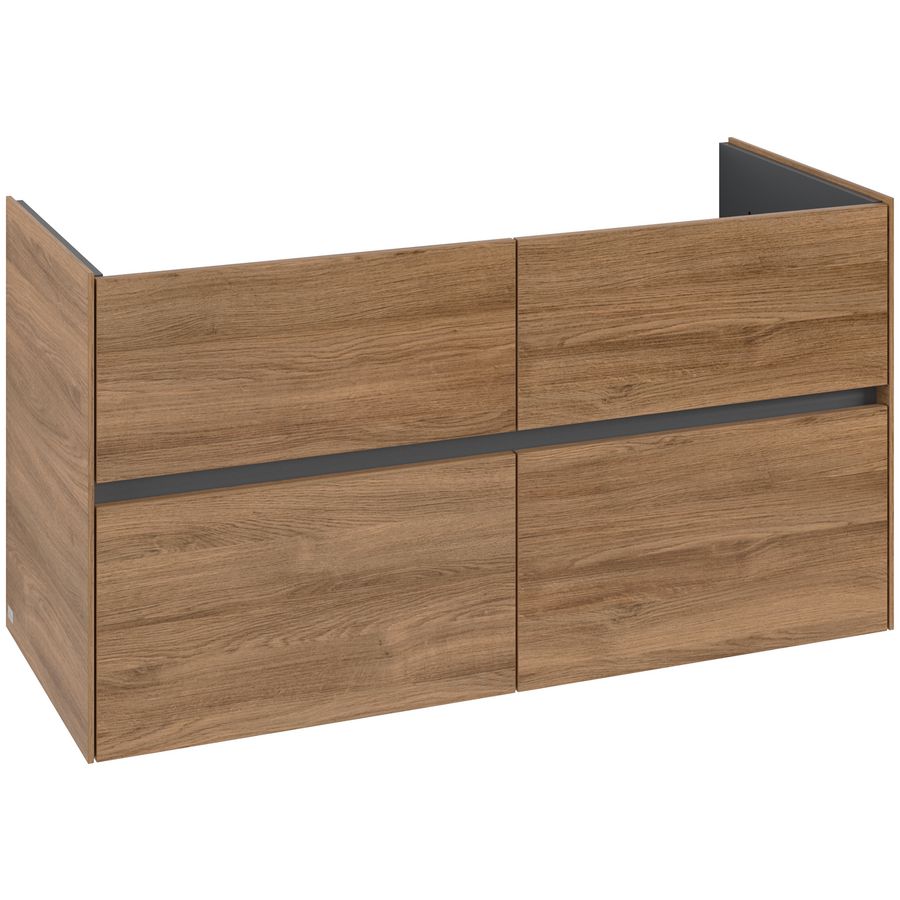 Wastafelonderkast Collaro 1161x610x480mm Oak.Kans C14600RH