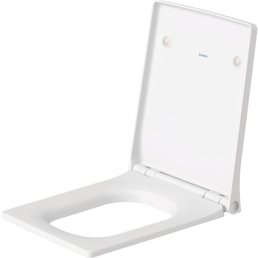 Wc-zitting Viu wit zonder softclose scharnier RVS