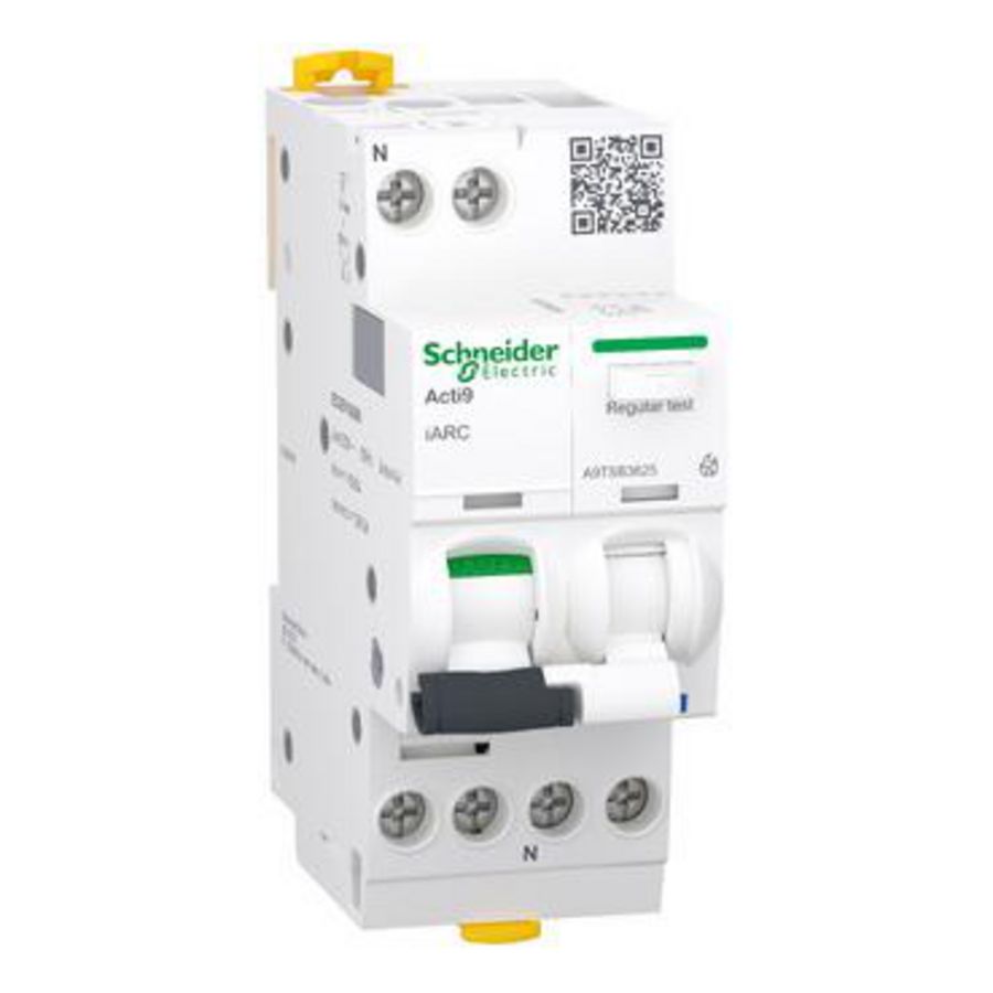 Vlamboogbeveiliging switch Acti9 iARC 1-polig + Nul 25A