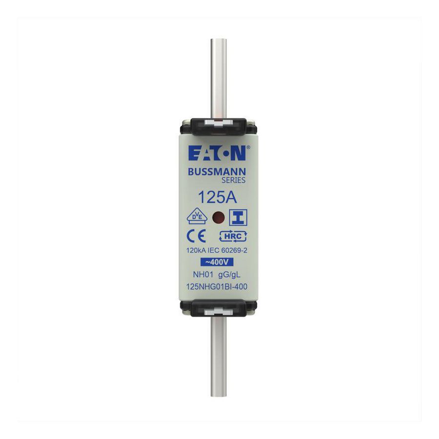 Zekering laagsp. 125A AC 400V NH01 gL/gG dubbele mel VVE=3