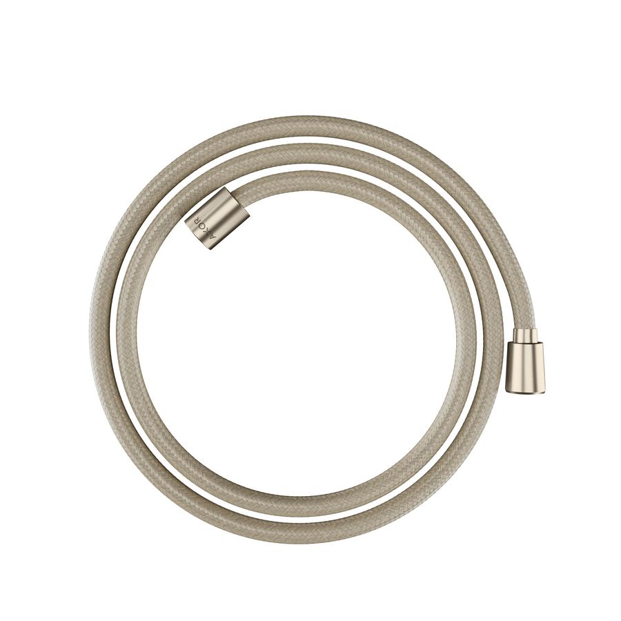 AXOR ShowerSolutions Textiel doucheslang 160cmmet conische en cylindrische moer Brushed Nickel 28259820