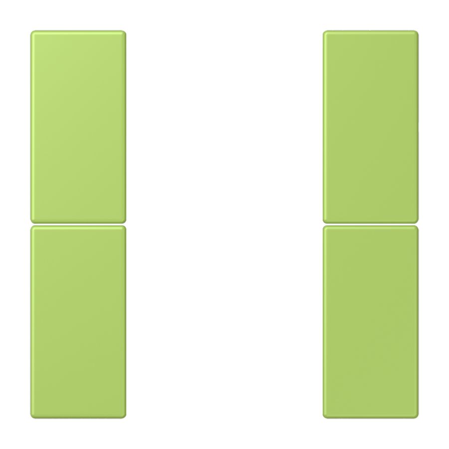 Tastafdekking F50 2-voudig compleet LC32052 KNX