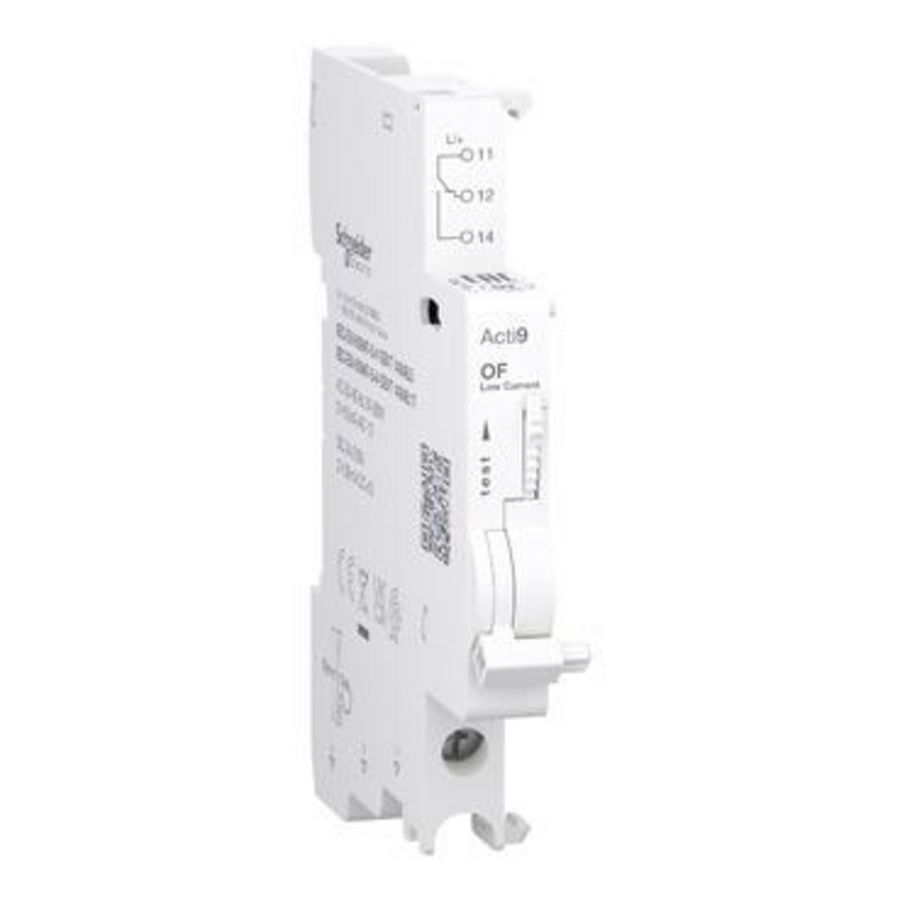 Aux. contact Acti9 A9N OF 1 C/O 2mA to 100mA 24VAC to 250VAC