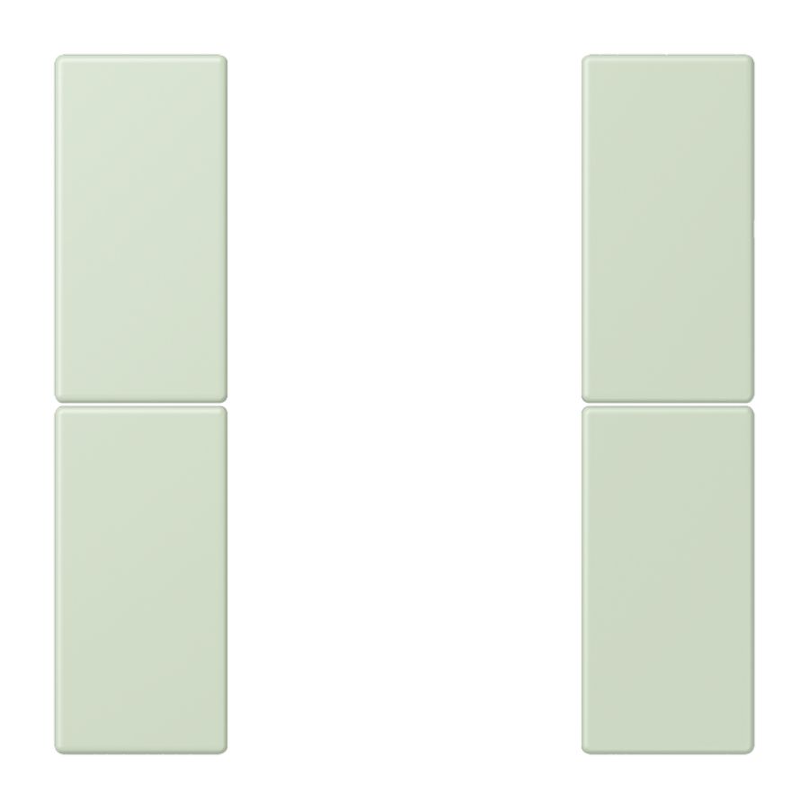 Tastafdekking F50 2-voudig compleet LC32042 KNX