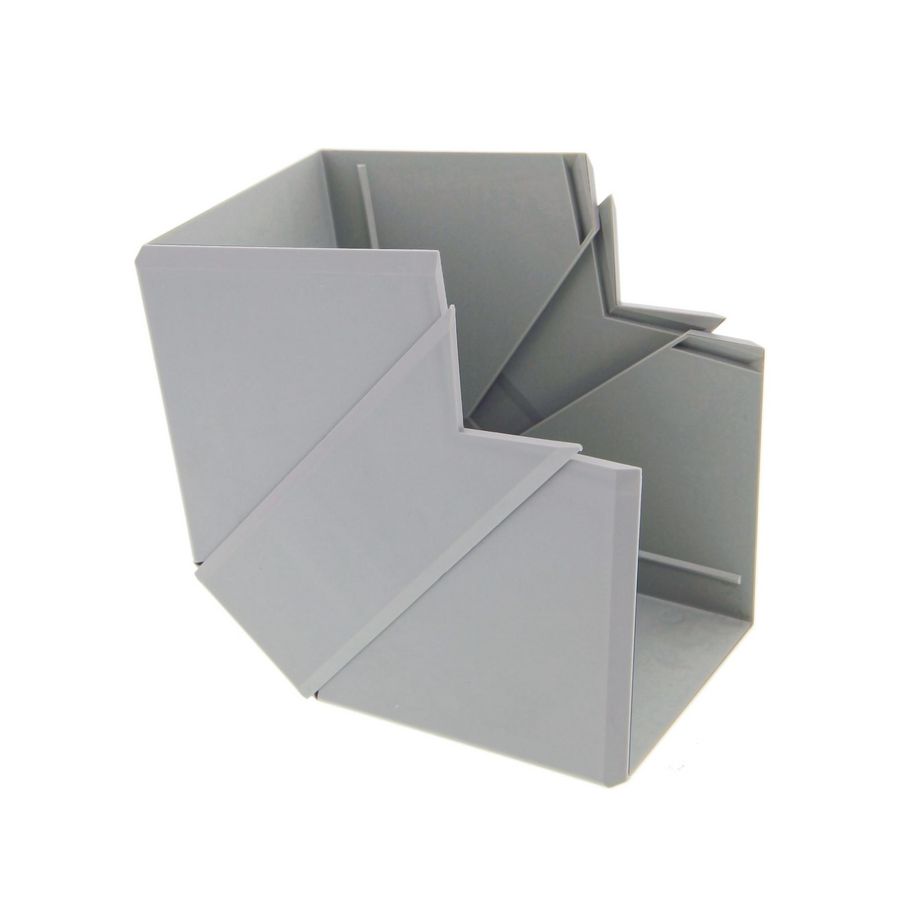 Buitenhoek 40X40mm grijs