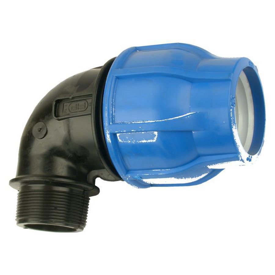 Puntknie PP tyleen klem 40x1"bu. PN16