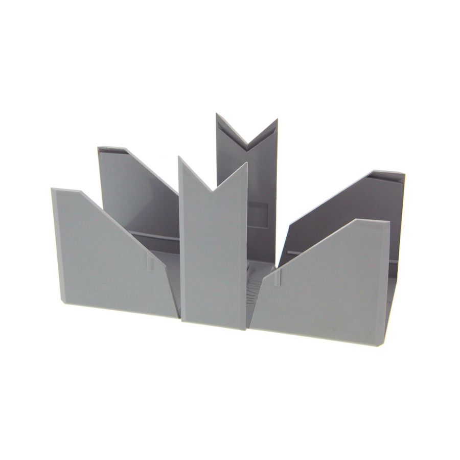Buitenhoek 60X60mm grijs
